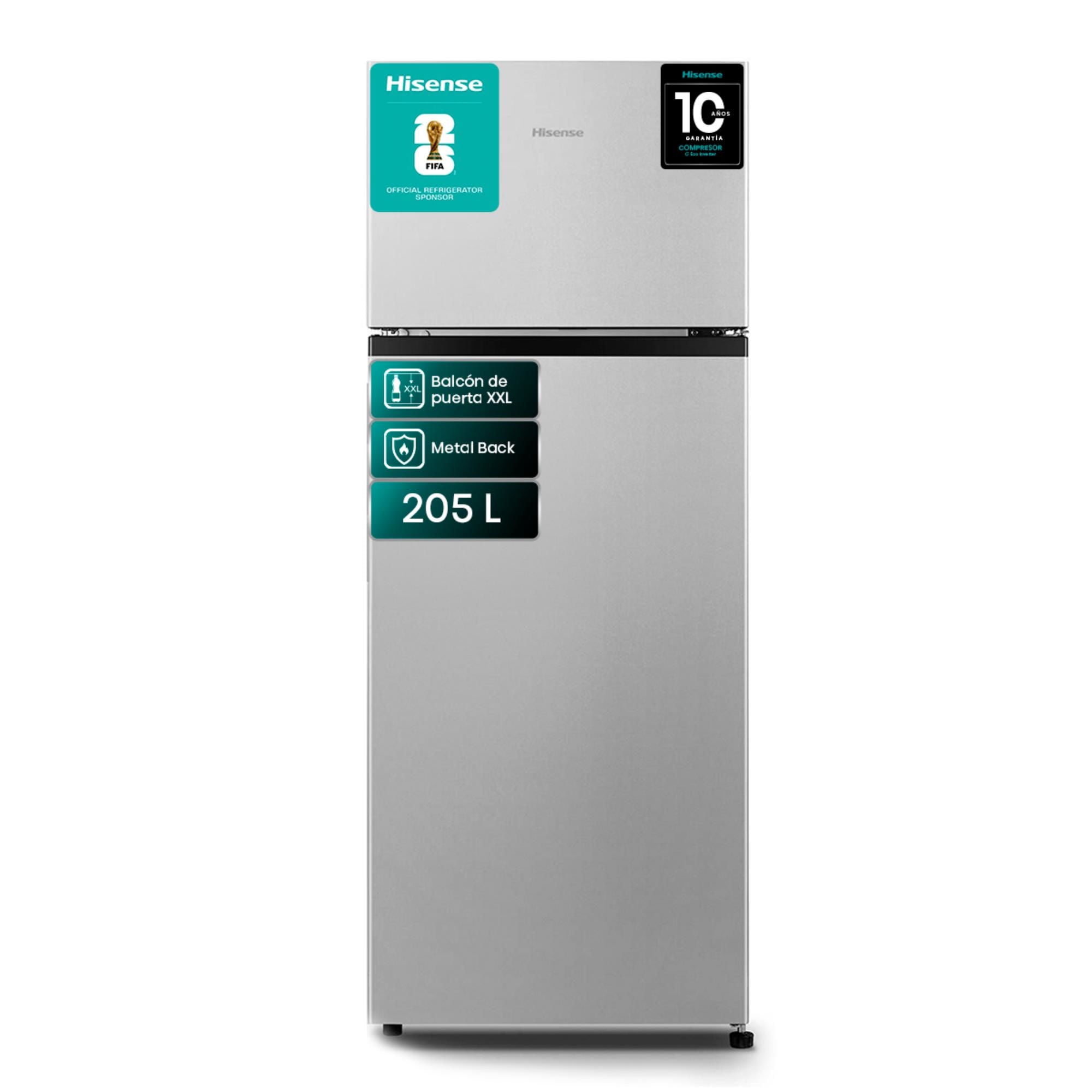 Hisense - Refrigerador Top Mount Frío Directo 205 Litros Rd-27Dr