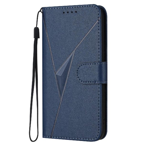 Funda Cartera Fibra de Carbono para Motorola MOTO G56 con Soporte y Cierre Magnético Azul