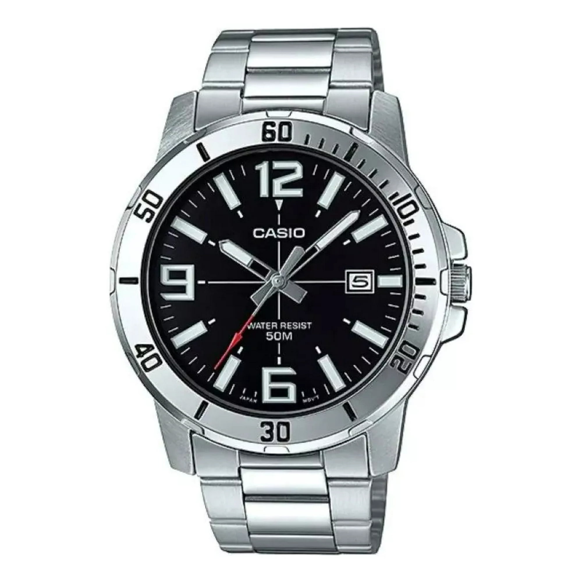 Reloj De Pulsera Casio Dress Mtp-vd01 Plateado