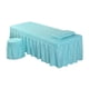 thumbnail image 1 of Sábana De Masaje De Belleza Suave Con Funda De Almohada Y Funda De Taburete Azul, 1 of 5