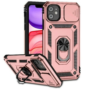 Estuche Gangxun Para Iphone 11, Soporte Giratorio 360°, Estilo Mecánico Y Magnético