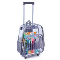 Mochila Covax Rolling De Pvc Transparente Resistente Al Frío Con Ruedas