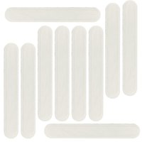 Ioensy - 10 Piezas Sombrero Forro Para El Sudor Sombreros Relleno Reductor De Tamaño * Bandas Para El Sudor Para Sombrero Hombres Blanco