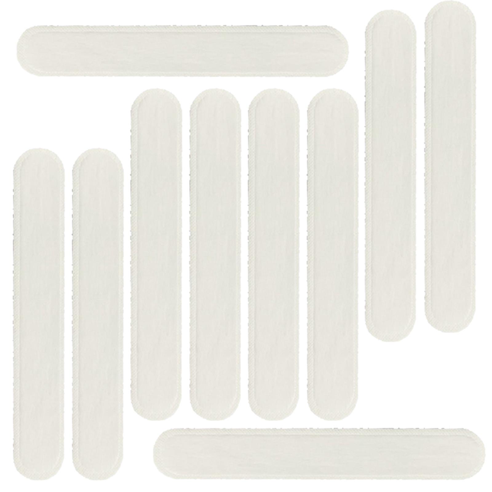 Ioensy - 10 Piezas Sombrero Forro Para El Sudor Sombreros Relleno Reductor De Tamaño * Bandas Para El Sudor Para Sombrero Hombres Blanco