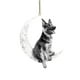 thumbnail image 1 of Adorno Navideño Para Colgar En La Ventana Con Forma De Perro, Multiusos, Para Amantes De Los Perros, 10 X 8 Cm, Estilo B, 1 of 2