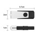 thumbnail image 4 of Unidad flash USB TOPESEL 1 GB 2.0 Stick, 20 unidades, color negro, 4 of 7
