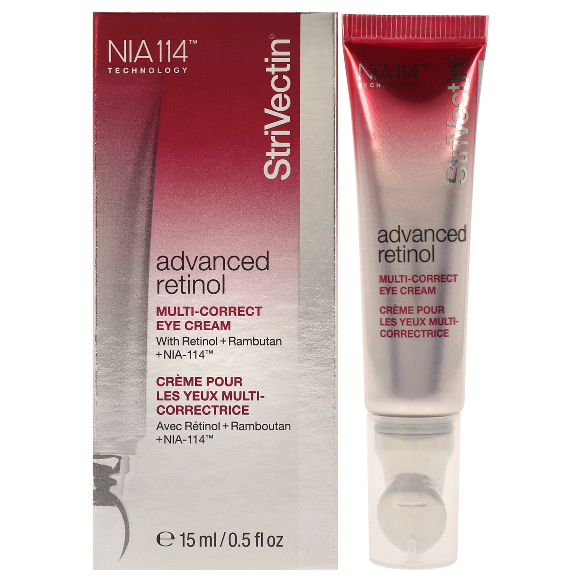 Strivectin - Crema Para Ojos Multicorrecta Avanzada Con Retinol De Para Mujeres - 0.5 Oz De Crema Para Ojos