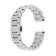thumbnail image 1 of pulsera de correa de acero inoxidable para hombre, cierre doble de plata 20mm, 1 of 3