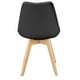 thumbnail image 3 of SILLA DE COMEDOR TULIP ASIENTO ACOLCHADO NEGRO, 3 of 3