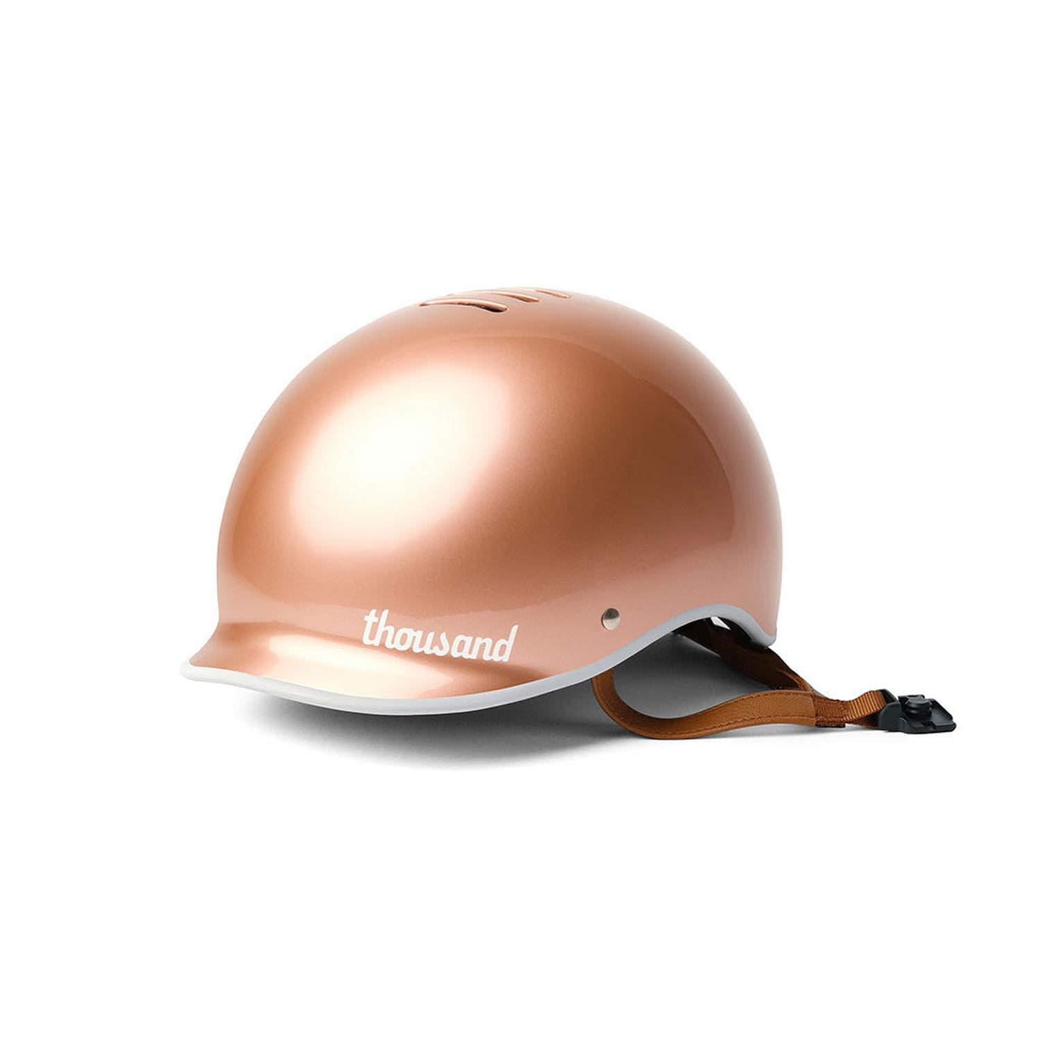 Casco De Bicicleta Y Skate Thousand Heritage Rosa Claro L