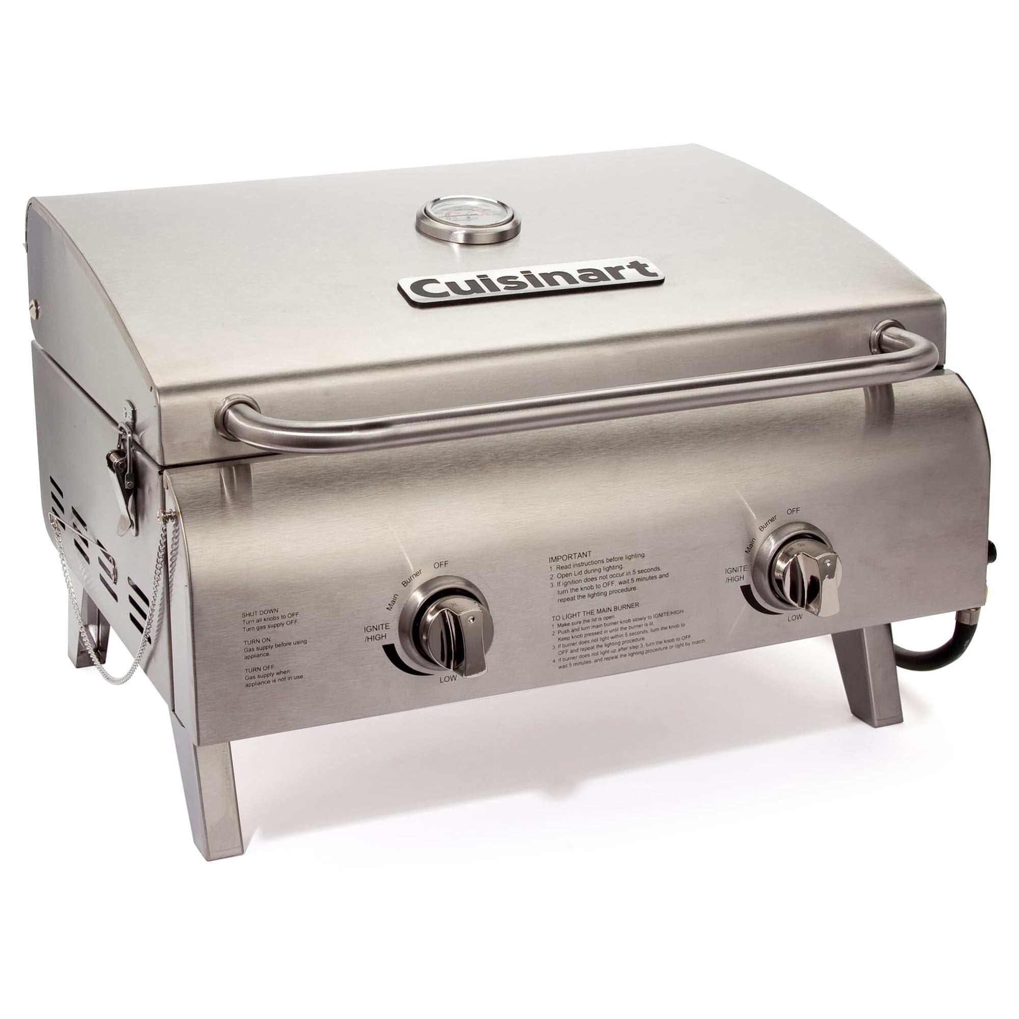 Parrilla Portatil de Propano Cuisinart Chef's Style CGG-306 20,000 BTU