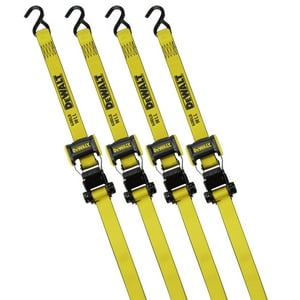Correas De Amarre Con Trinquete Dewalt Dxbc18004, 1,25 Cm X 3,6 M, Paquete De 4