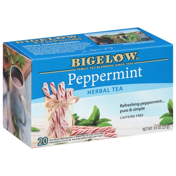 Tea Bigelow Té de hierbas de menta sin cafeína, 120 bolsas