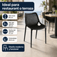 thumbnail image 5 of Silla Urban Noir para Restaurant o Terraza, Duradera, Moderna y Apta para Interior y Exterior, 5 of 8