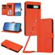 thumbnail image 1 of Funda Cartera Trébol para Google Pixel 8A con Ranuras Tarjetas y Carga Inalámbrica Naranja, 1 of 6