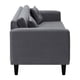 thumbnail image 3 of Sofa New Retro 3c + 2 Pouf Felpa 00 Gris, 3 of 6