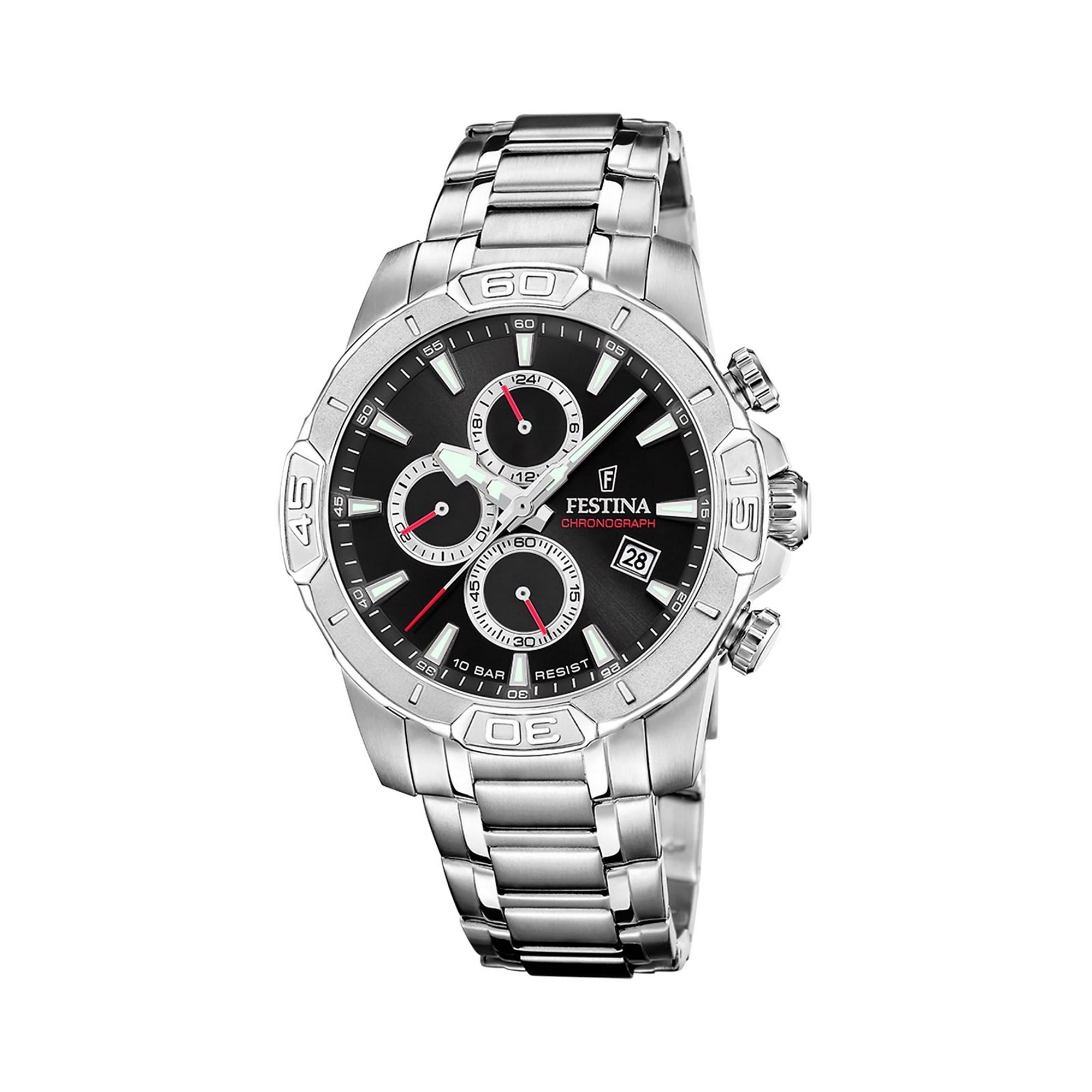Reloj F20704/6 Festina Negro Hombre Timeless Chronograph