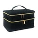 thumbnail image 1 of Accesorios de bolsa de coser de doble capa organizador, grandes suministros de coser almacenamiento para el kit de herramientas, hilo, agujas, pines, botones - solo bolsa, 1 of 3