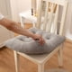 thumbnail image 1 of Xiao Hua Cojín para silla - Cojín cuadrado para silla, 20×20 pulgadas, color gris, cojín suave para silla de oficina, cojín cómodo para sentarse, 1 pieza., 1 of 3