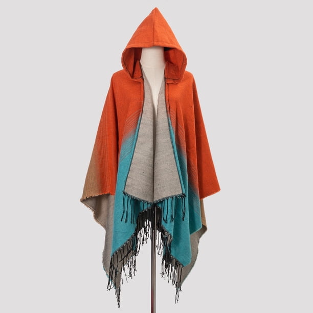 Cozy & Stylish Oversized Geometric Print Blanket Shawl with Tassel Wrap - Perfect for Outdoor Wind Protection!
