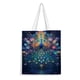 thumbnail image 1 of Pavo Real Bolso de tela con estampado de lienzo para mujer, bolsa de compras reutilizable y estética, con cremallera interior, regalo para mujer,40*45cm., 1 of 6