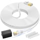 thumbnail image 1 of Cable Ethernet Folishine Cat 7 de alta velocidad de 50 pies, blanco, 1 of 8