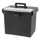 thumbnail image 1 of Caja de almacenamiento IRIS USA de plástico para oficina, negra, 14 x 10 x 12 pulgadas, 1 of 7