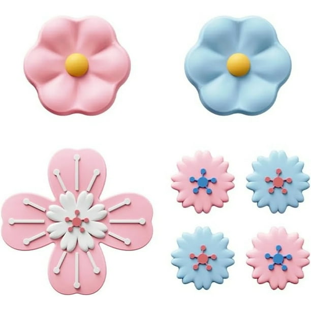 Silicone Thumb Grip And Button Caps Set For Nintendo Switch/OLED/Lite - Soft Cross D-Pad, ABXY Keys, And Joystick Cover Accessories-Multicolor