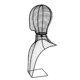 thumbnail image 3 of Hats Display Holder Sports Cap Storage Organizador Stand Rack Negro, 3 of 5