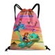 thumbnail image 1 of Dragones: Rescatadores Mochila de Cuerdas para Deportes y Gimnasio, Bolsa de Cuerdas Resistente al Agua, Bolsa Cinch, 30×40cm, 1 of 6