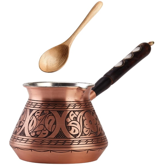 Cafetera DEMMEX Cobre Turca Cezve 265 ml 3 Porciones
