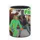 thumbnail image 3 of Moose Tube-theme Cylinder Pen Holder Pencil Organizer with Flannel Lining PVC Leather Material Cardboard Base for study work 10*8CM, 3 of 6
