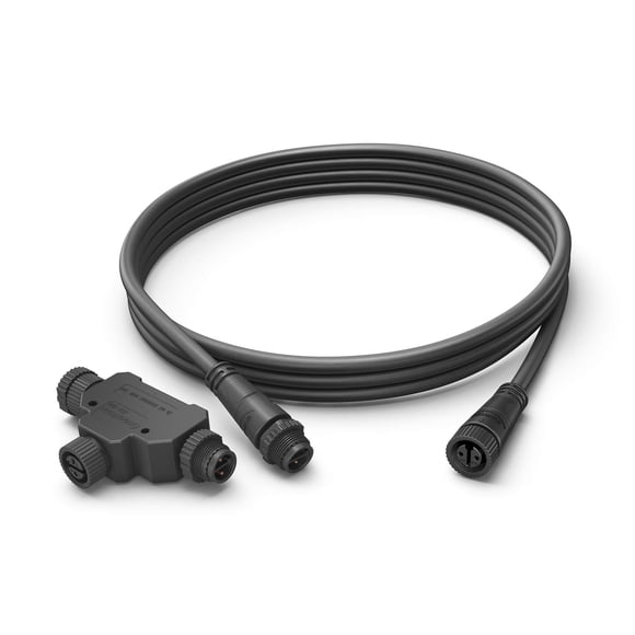 Conector en T para Cable Exterior Philips Hue 2.5 m Resistente a la Intemperie