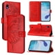 thumbnail image 5 of Funda cartera mariposa para Samsung Galaxy A10 con soporte y ranuras para tarjetas Rojo, 5 of 5