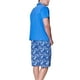 thumbnail image 3 of Pijama Corto Botones Hombre Azul S, 3 of 3