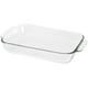 thumbnail image 1 of Plato para hornear Pyrex Bakeware de vidrio transparente de 2 litros, original de EE. UU., 1 of 3