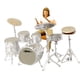 thumbnail image 5 of Figuras de Música Rock 1/64, Colecciones en Miniatura, Accesorios de Película, Escala S, Micropaisaje Ferroviario, Dioramas de Construcción de Conjunto de baterista blanco, 5 of 5