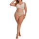thumbnail image 2 of INSPIRE CHIC Bragas de Encaje de Corte Alto para Mujer Cobertura Completa Bragas de Encaje de Cintura Alta XX-Large Beige, 2 of 4