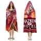 thumbnail image 3 of Manta Capa con Capucha Desmarcar Hazbin Hotel 100x130 cm, 3 of 6