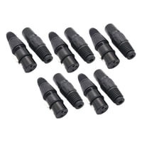 Bothyi - Conector Tipo Serpiente De Micrófono Y Premium Dmx De 3 Pines Para Altavoces De Grabación De Estudio