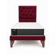 thumbnail image 3 of Cama Plaza y Media Burdeo Capitoné  + Colchon Mery Desing, 3 of 8