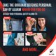 thumbnail image 5 of Alarma de seguridad personal Sirena de defensa original 130dB negra, 5 of 7