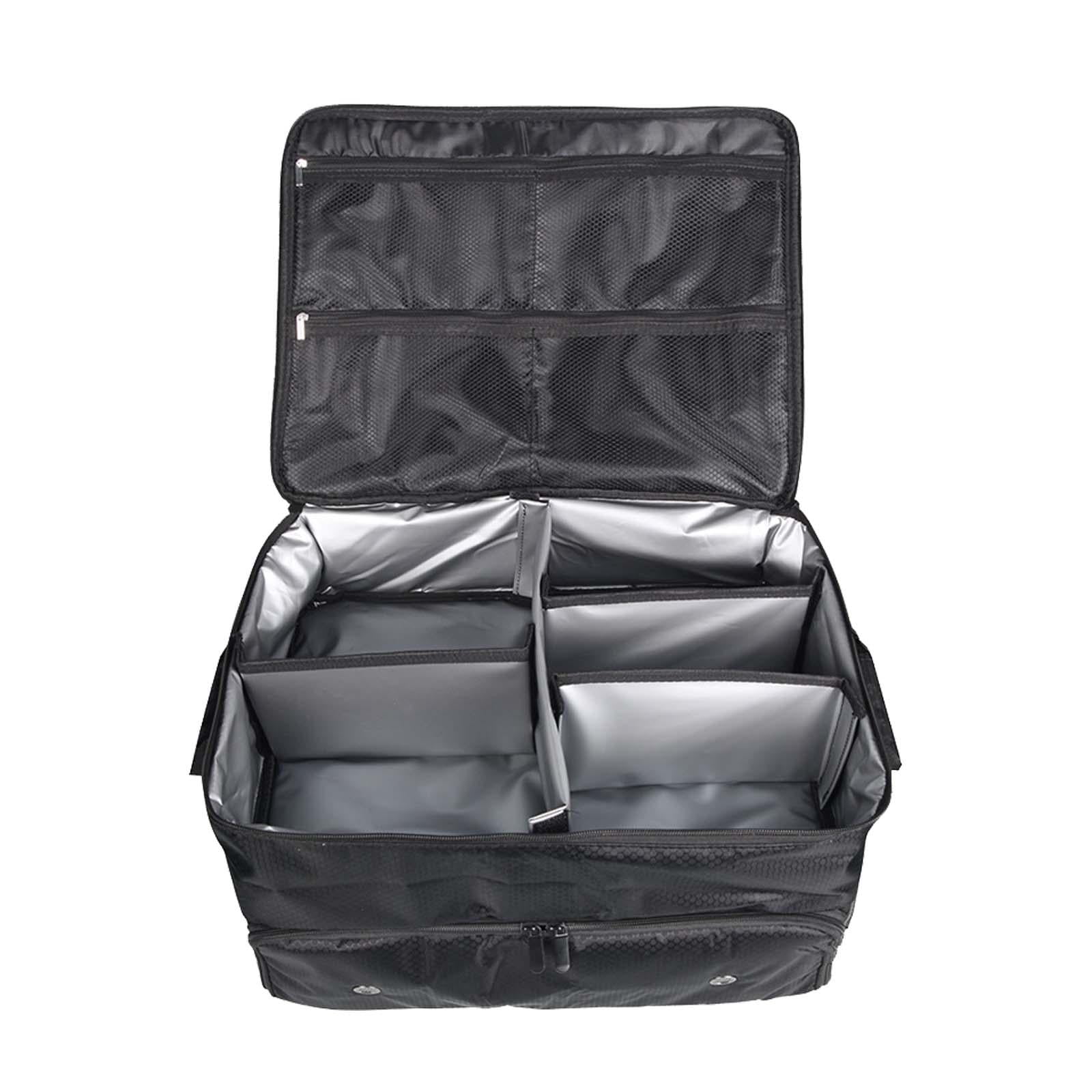 Magideal - Organizador De Maletero De Golf, Almacenamiento De Maletero De Golf, Portátil, Multiusos, Plegable, Bolsa De Viaje De Golf De 2 Capas, Bolsa De Casill