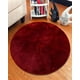 thumbnail image 3 of Alfombra Redonda 150cm X 150cm Decorativa Color Burdeo, 3 of 4