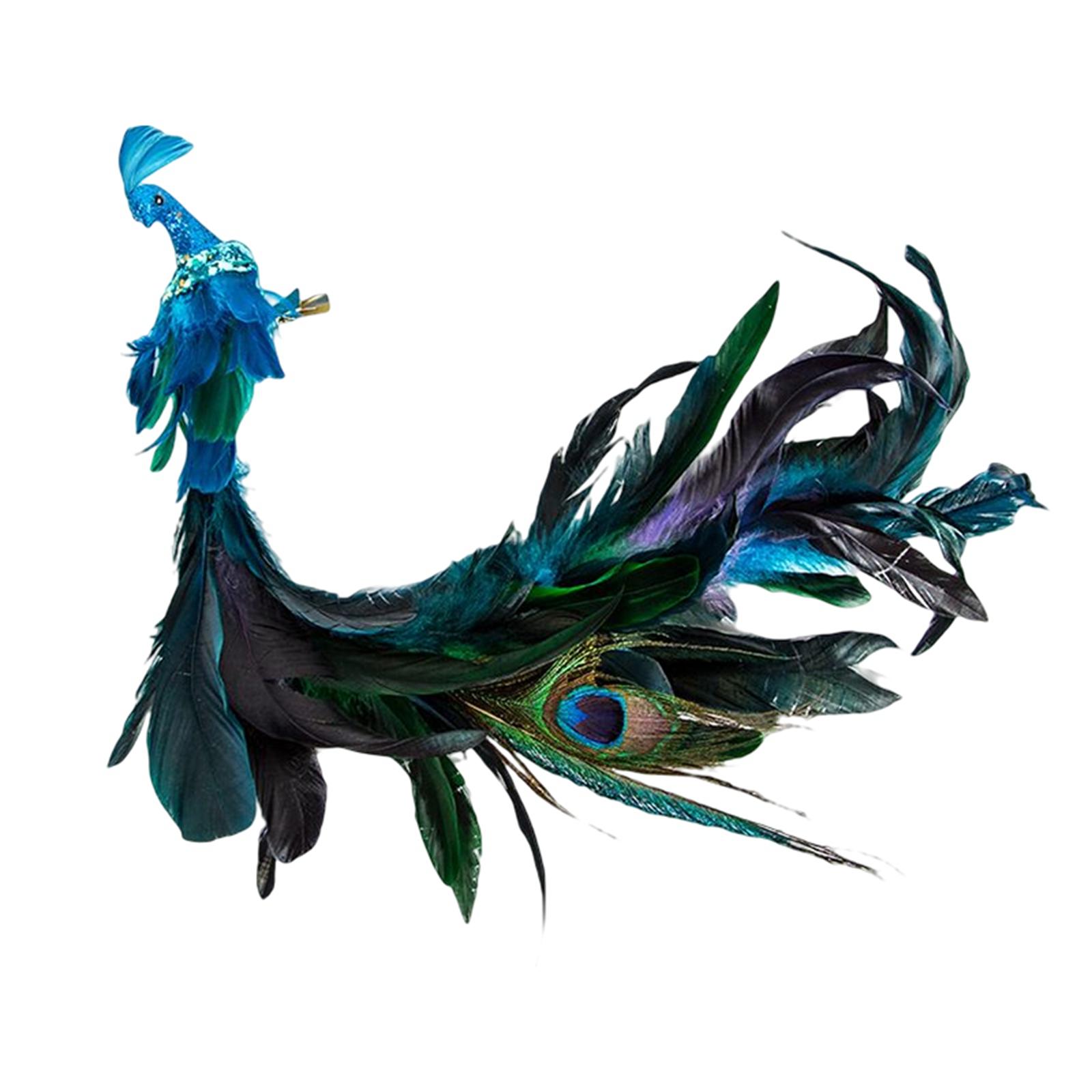 Magideal - Adorno De Brillante, Artesanía Hecha A Mano Con Clip, Adornos Navideños, Pájaro Brillante Para El Hogar, Jardín De Boda, Festival De