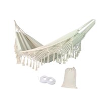Magideal - Hamaca De Macramé Bohemia Cómoda Para Exteriores, Para Balcón, Patio Y Jardín