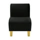 thumbnail image 2 of Poltrona Soft 1C Felpa 01 Negro, 2 of 4