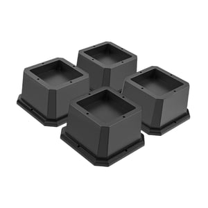 Magideal - 4X Elevadores De Cama Protector De Piso Antideslizante Marco De Muebles Cuadrados Elevadores Elevadores Elevadores De Sofá Para Mesa Silla De Escritor 2 Pulgadas