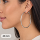 thumbnail image 5 of Aros Argolla Lisa Grande Plateada 60 mm, 5 of 6