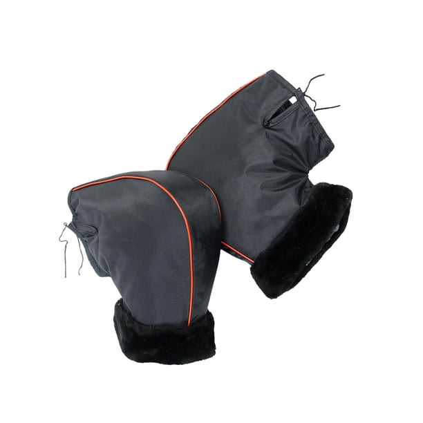 Manguitos de manillar de motocicleta a prueba , guantes suaves de protección cálidos Protector de manos, mantiene las manos calientes , 30cmx27cm